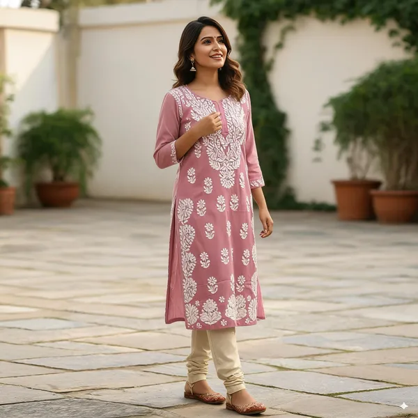 Pink_Cotton_Kurta_Set_For_Women