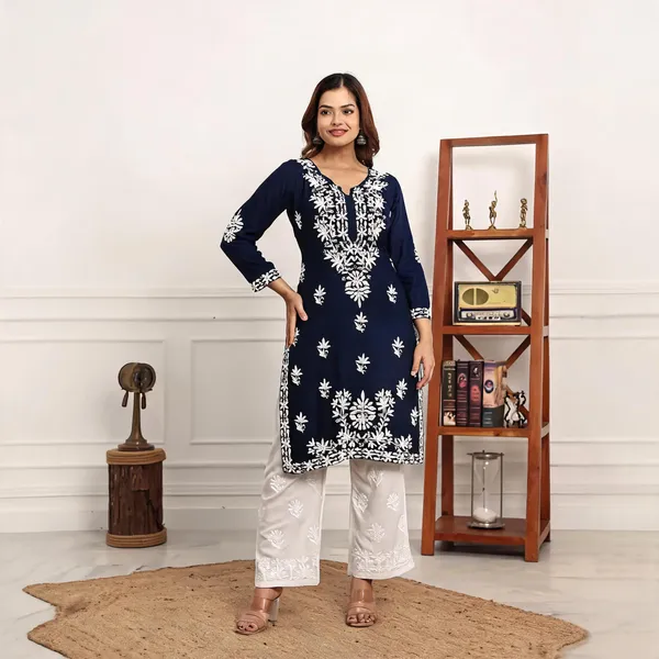 Blue_Cotton_Palazzo_Suit_Set_For_Women