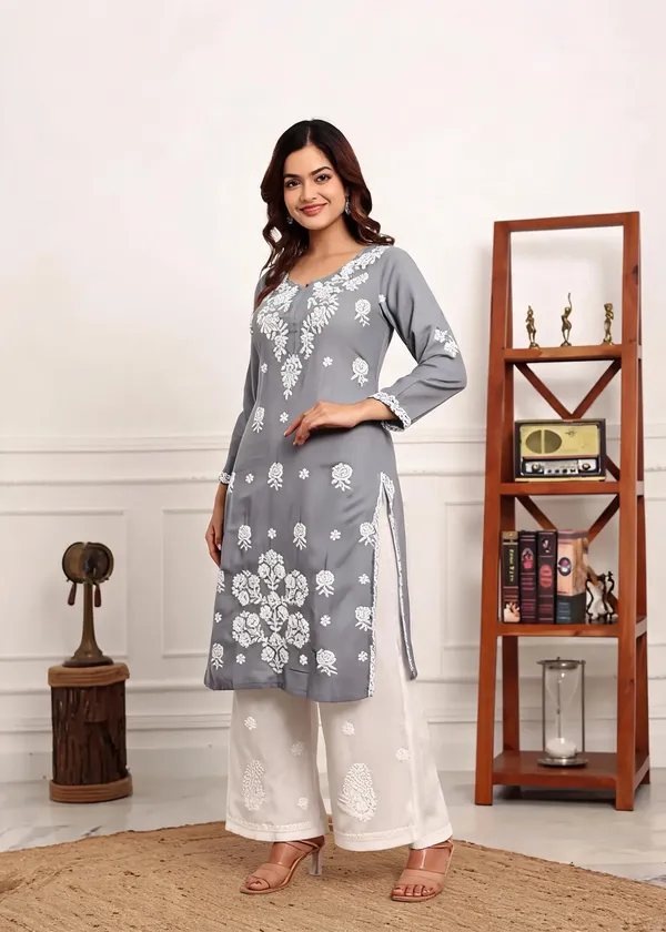 Grey_Cotton_Kurta_Set_For_Women