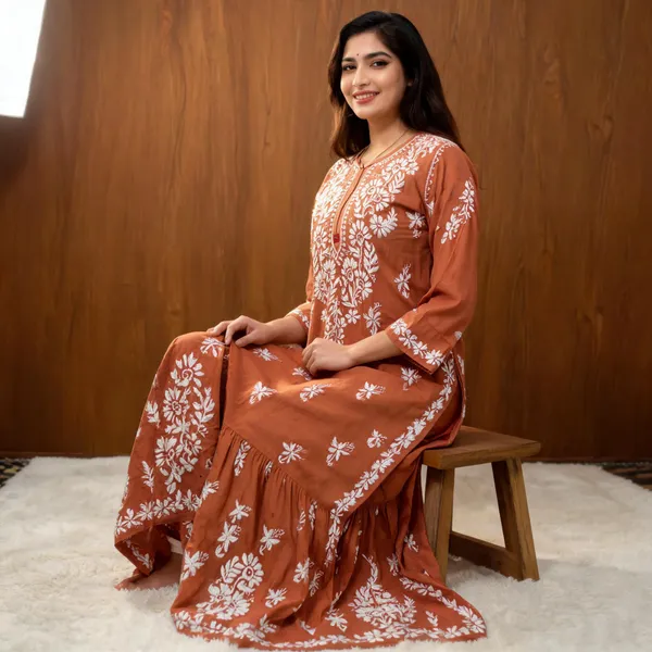 Peach_Cotton_Palazzo_Suit_Set_For_Women