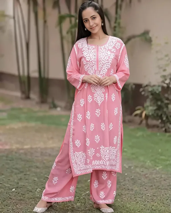 Peach_Cotton_Palazzo_Suit_Set_For_Women