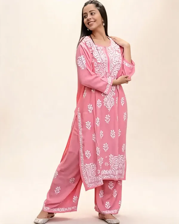 Peach_Cotton_Palazzo_Suit_Set_For_Women