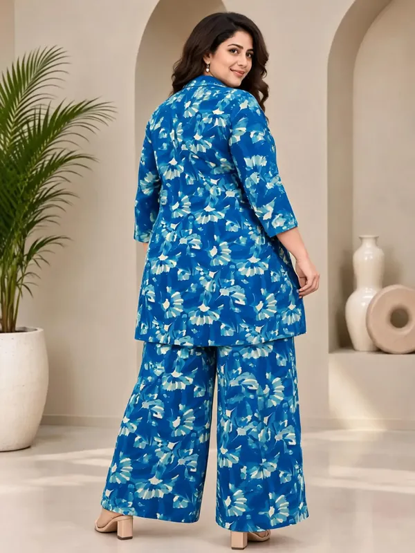 Blue_Cotton_Kurta_Set_For_Women