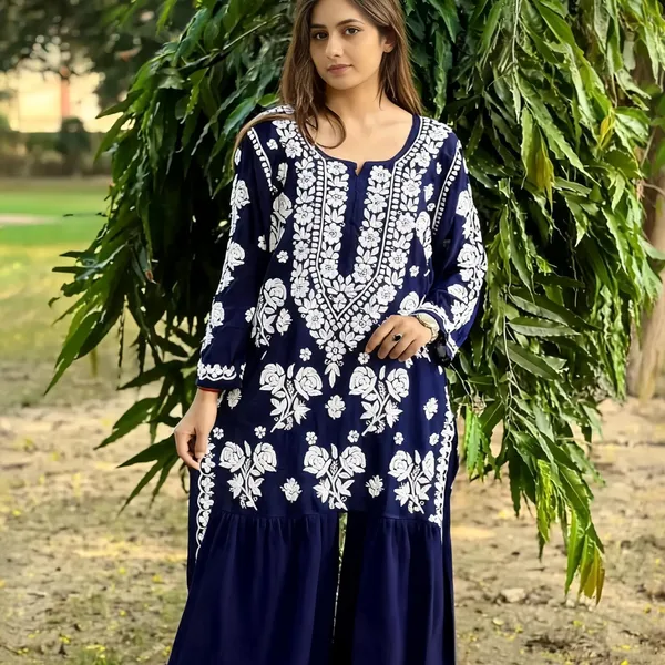 Blue_Cotton_Palazzo_Suit_Set_For_Women