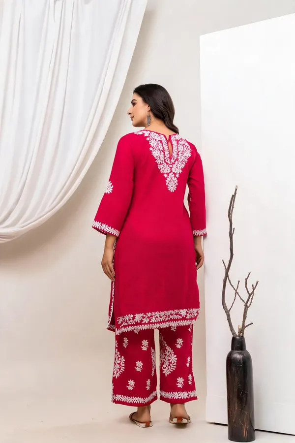 Pink_Cotton_Kurta_Set_For_Women