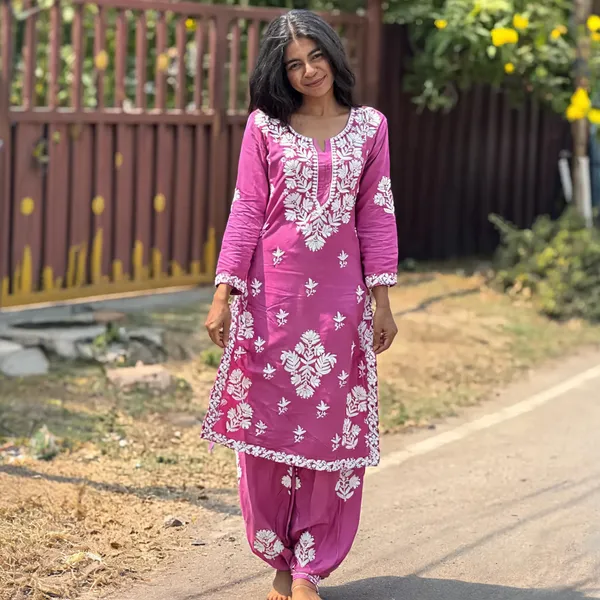 Pink_Cotton_Kurta_Set_For_Women
