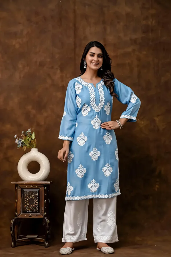 Sky_Blue_Cotton_Palazzo_Kurta_Set_For_Women