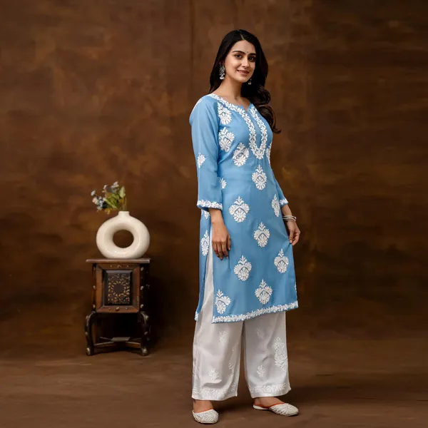 Sky_Blue_Cotton_Palazzo_Kurta_Set_For_Women