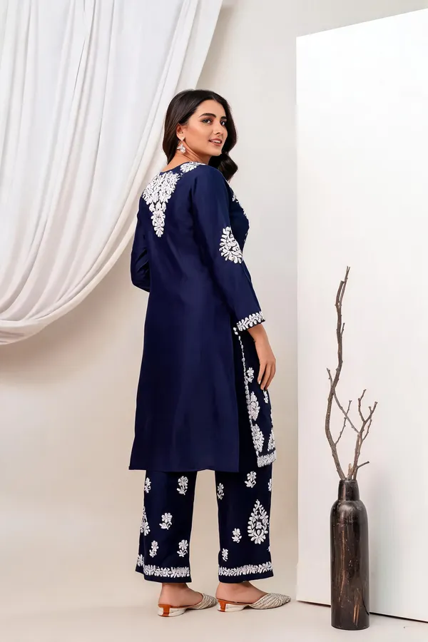 Blue_Cotton_Kurta_Set_For_Women