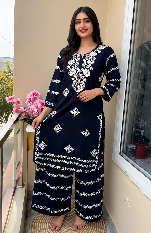 Blue_Cotton_Palazzo_Suit_Set_For_Women