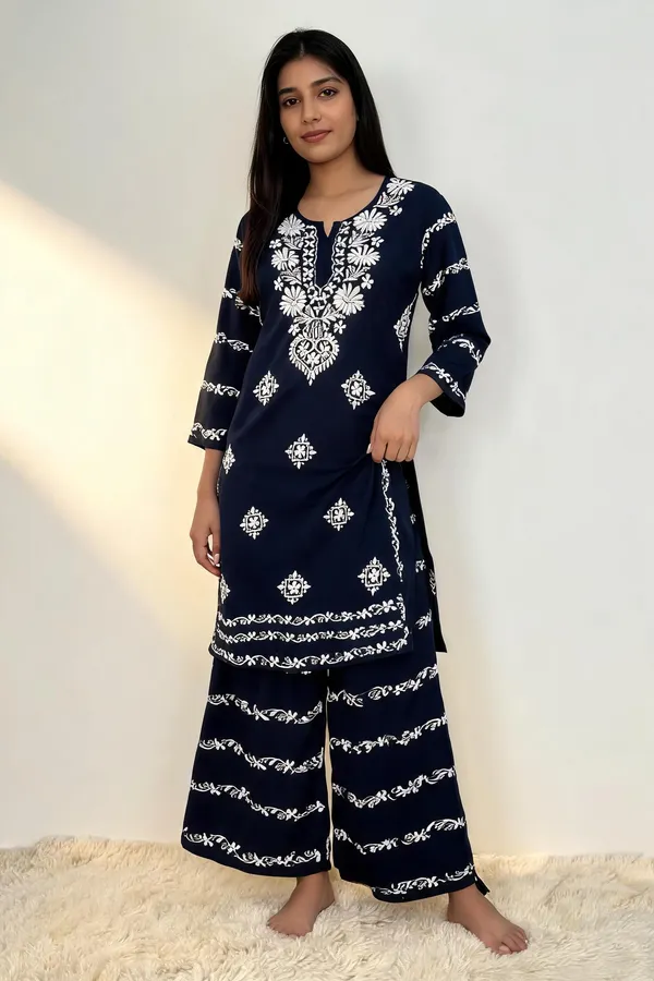 Blue_Cotton_Palazzo_Suit_Set_For_Women