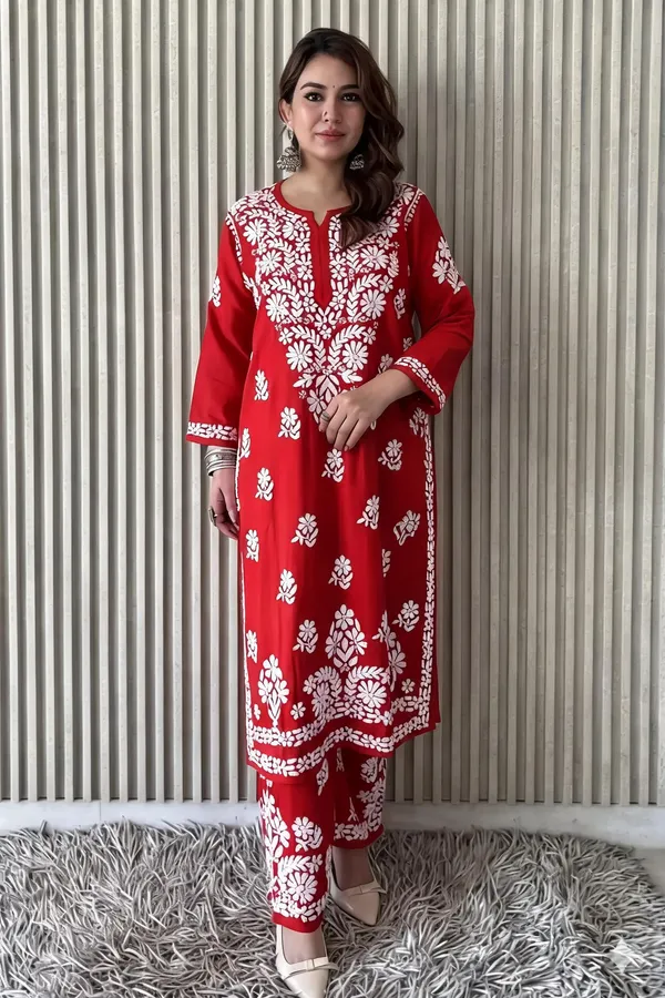 Red_Cotton_Palazzo_Suit_Set_For_Women