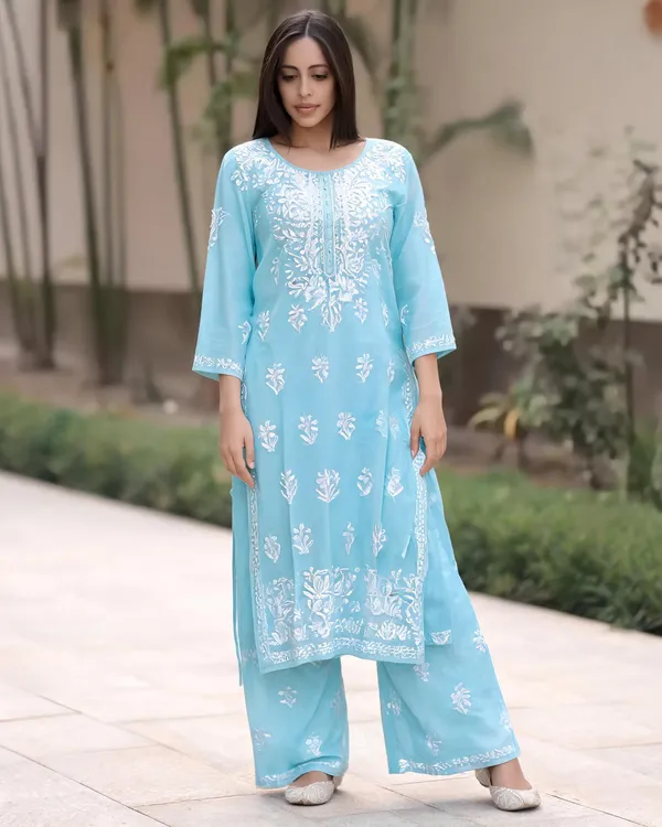 Blue_Cotton_Palazzo_Suit_Set_For_Women