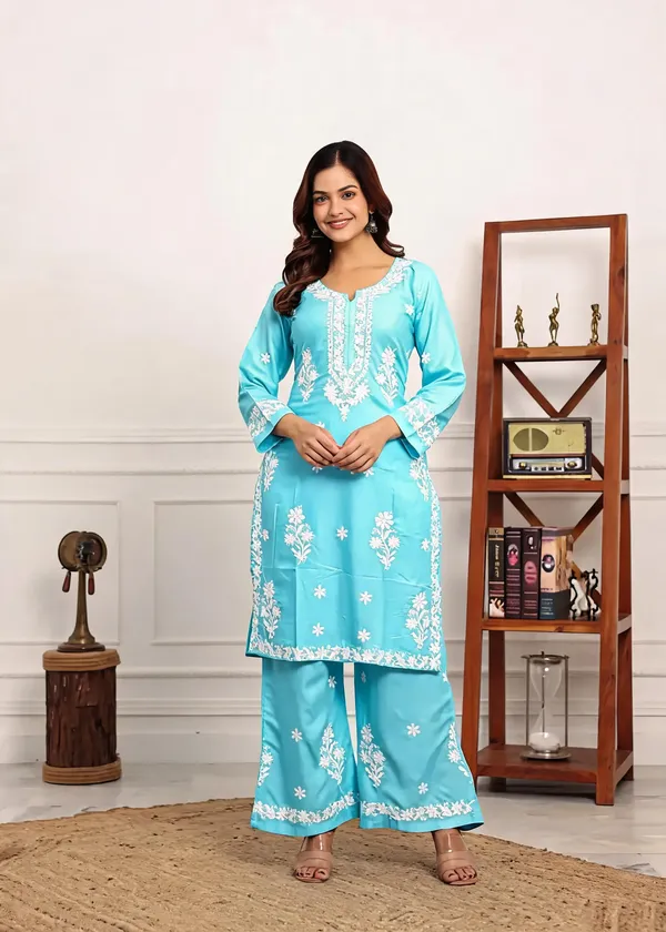 Blue_Cotton_Palazzo_Suit_Set_For_Women
