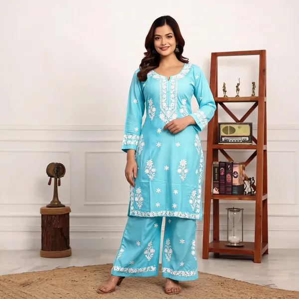 Blue_Cotton_Palazzo_Suit_Set_For_Women