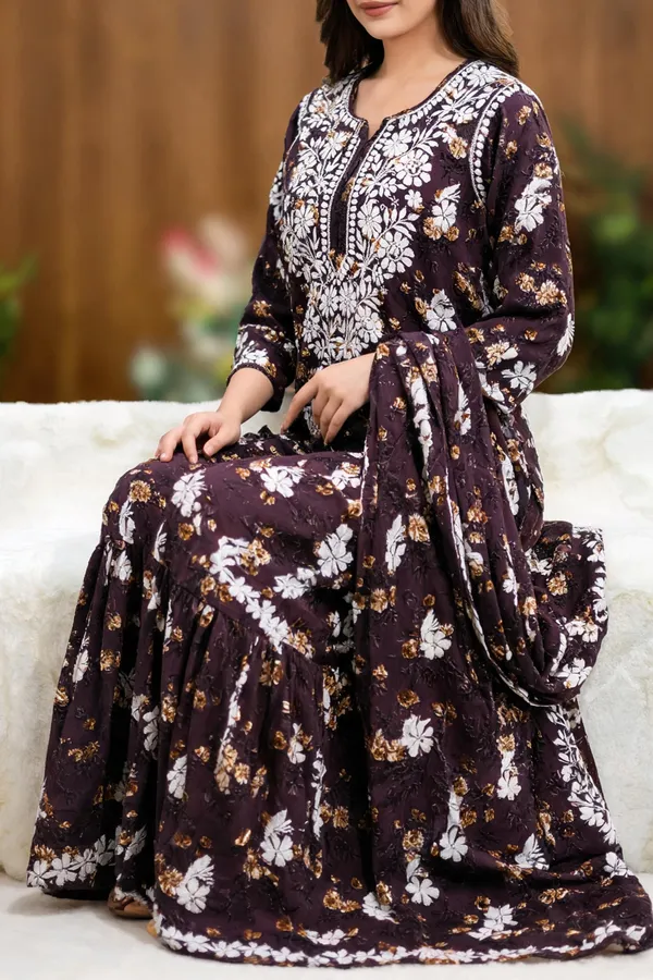 Wine_Cotton_Palazzo_Suit_Set_For_Women
