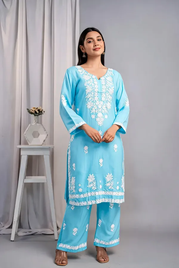 Blue_Cotton_Palazzo_Kurta_Set_For_Women