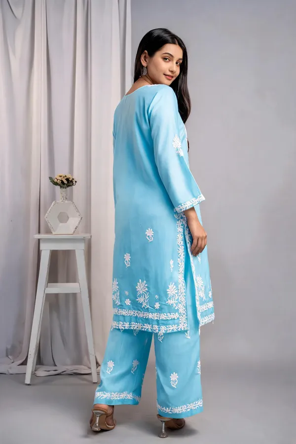 Blue_Cotton_Palazzo_Kurta_Set_For_Women