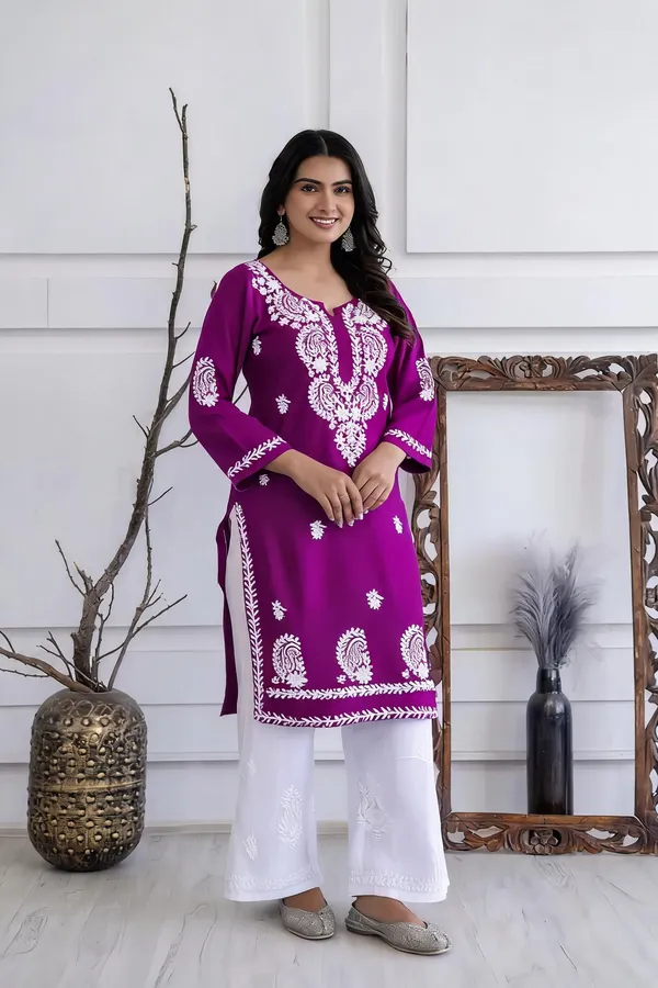 Purple_Cotton_Kurta_Set_For_Women