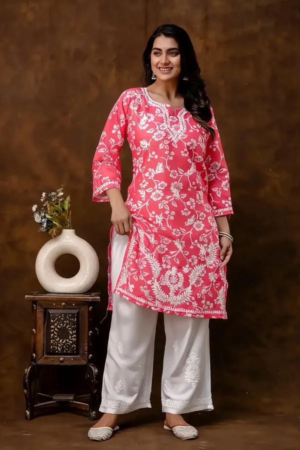 Pink_Cotton_Kurta_Set_For_Women