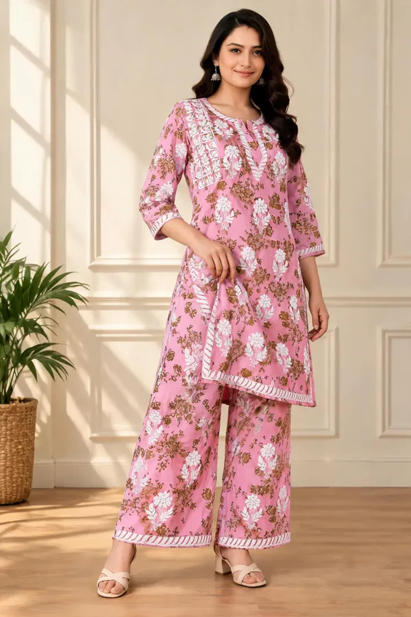 Pink_Cotton_Palazzo_Suit_Set_For_Women