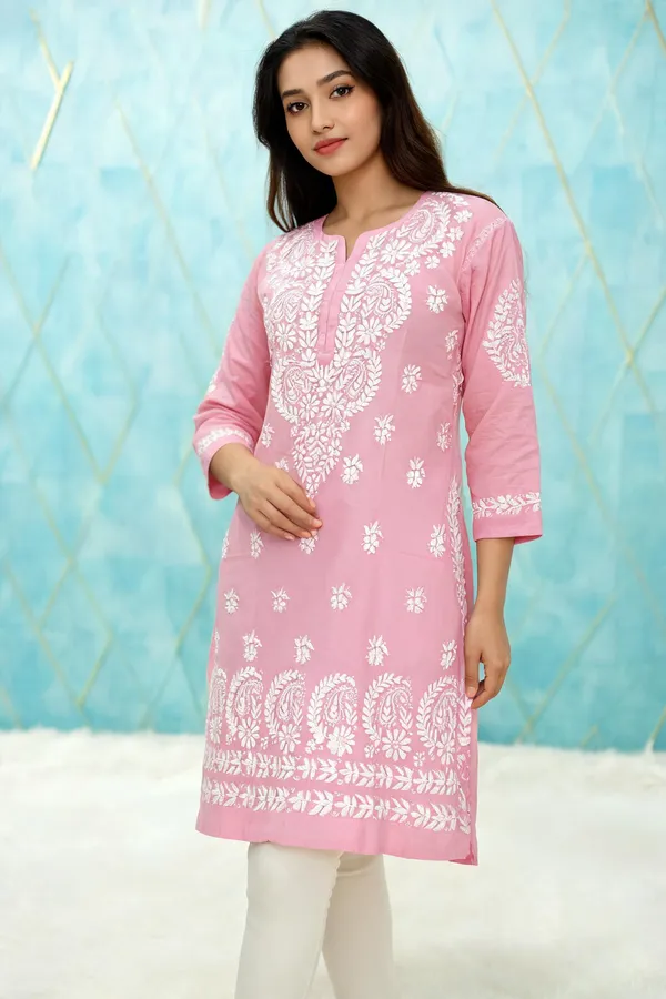 Pink_Cotton_Kurta_Set_For_Women