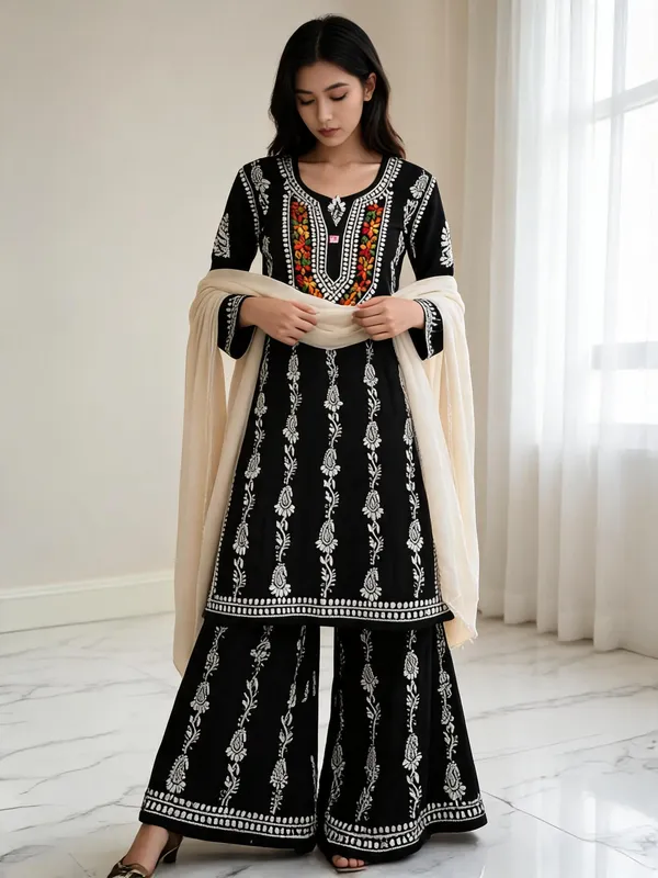 Black_Cotton_Palazzo_Suit_Set_For_Women