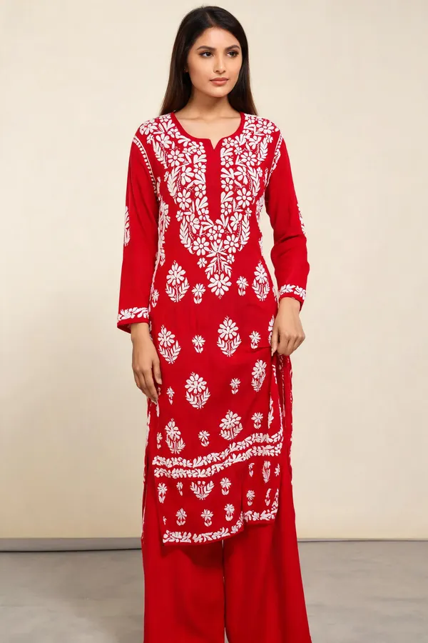 Red_Cotton_Palazzo_Suit_Set_For_Women
