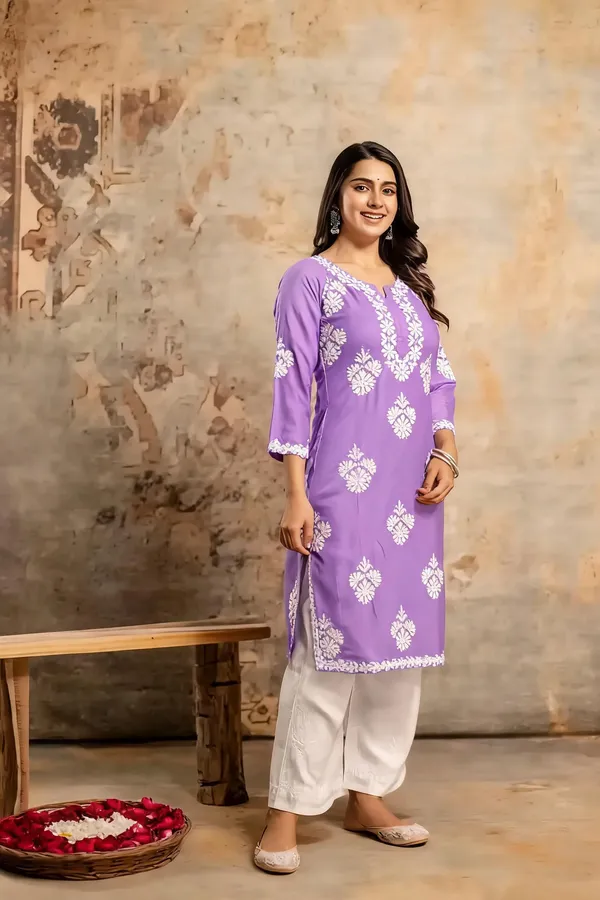 Purple_Cotton_Kurta_Set_For_Women