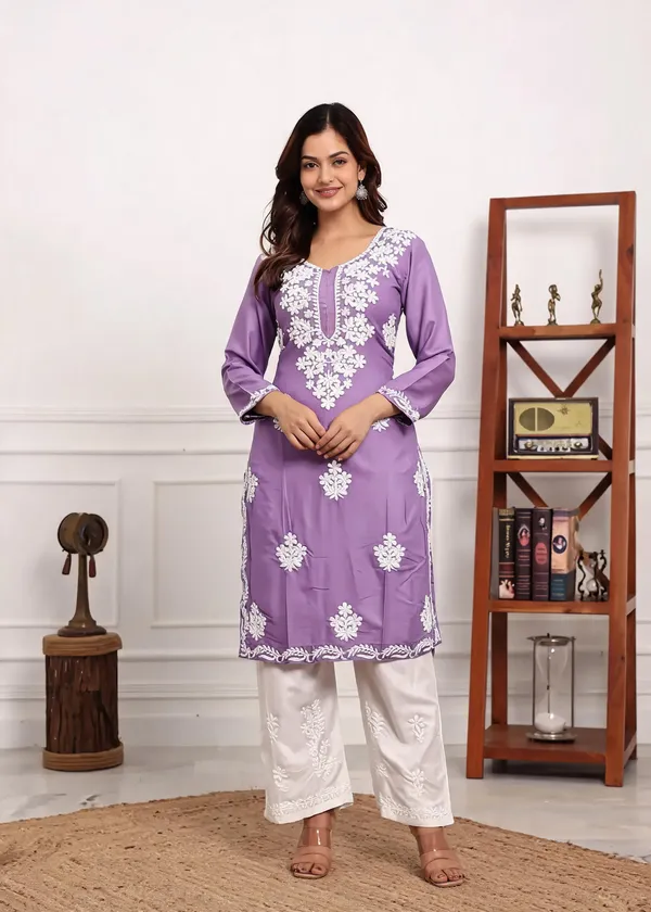 Purple_Cotton_Kurta_Set_For_Women