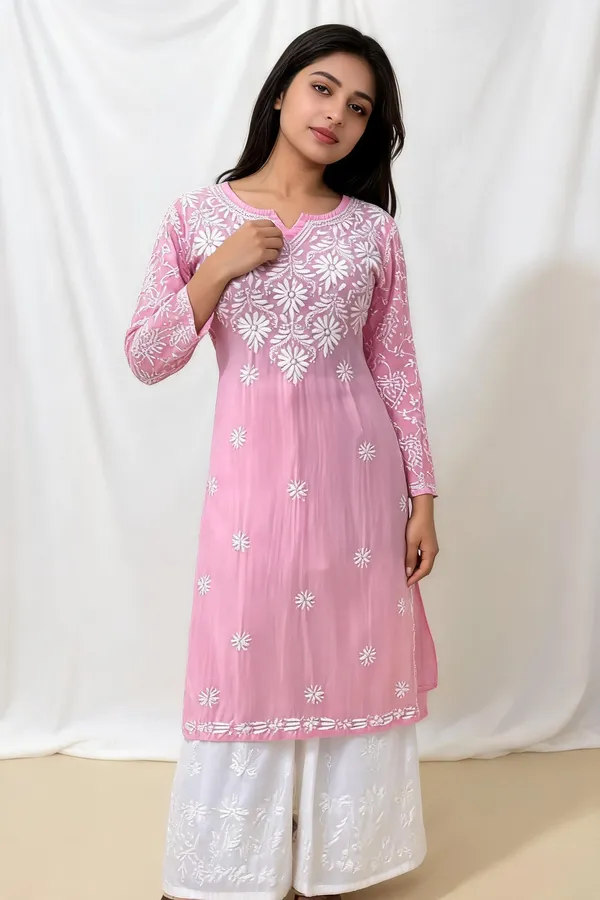 Pink_Cotton_Palazzo_Kurtis_For_Women