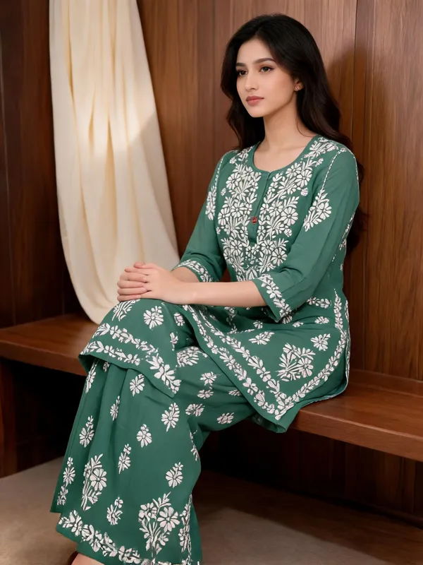 Green_Cotton_Palazzo_Suit_Set_For_Women