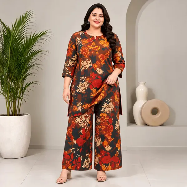 Multicolor_Cotton_Kurta_Set_For_Women