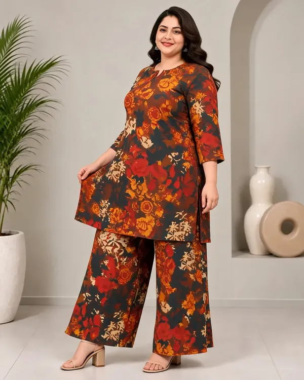 Multicolor_Cotton_Kurta_Set_For_Women