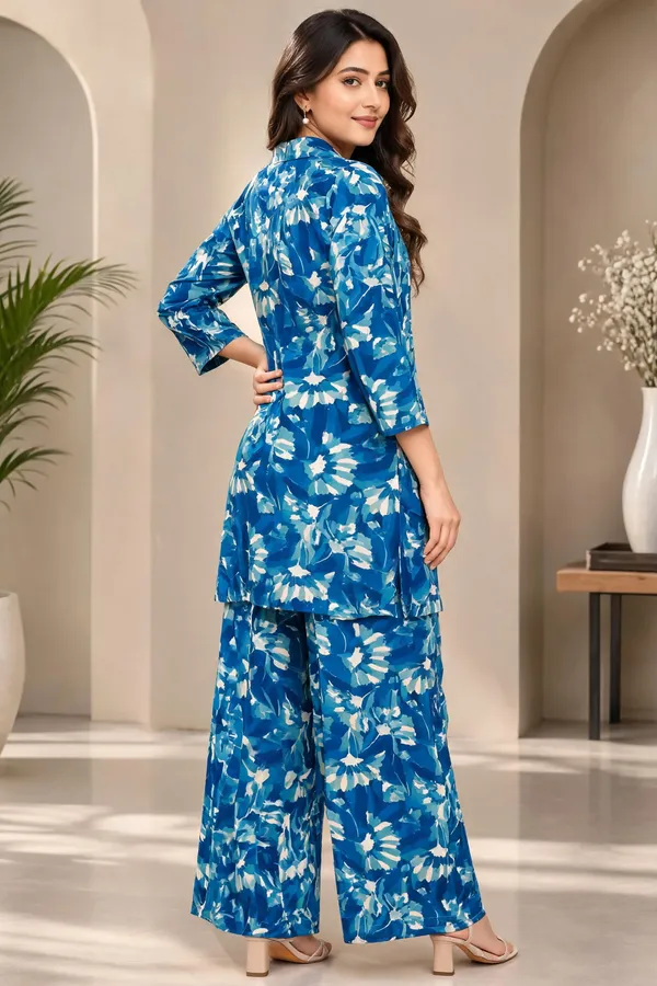 Blue_Cotton_Kurta_Set_For_Women
