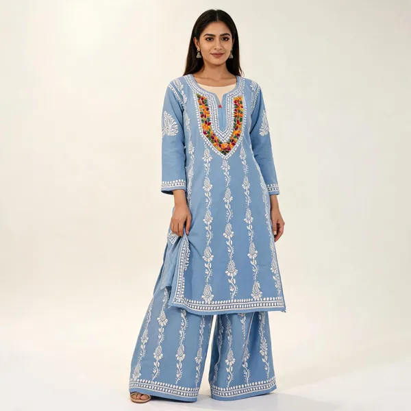 Sky_Blue_Cotton_Palazzo_Suit_Set_For_Women