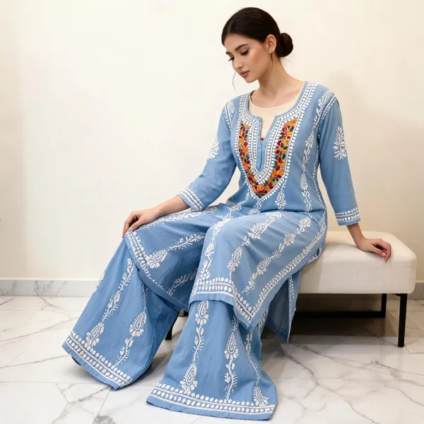 Sky_Blue_Cotton_Palazzo_Suit_Set_For_Women