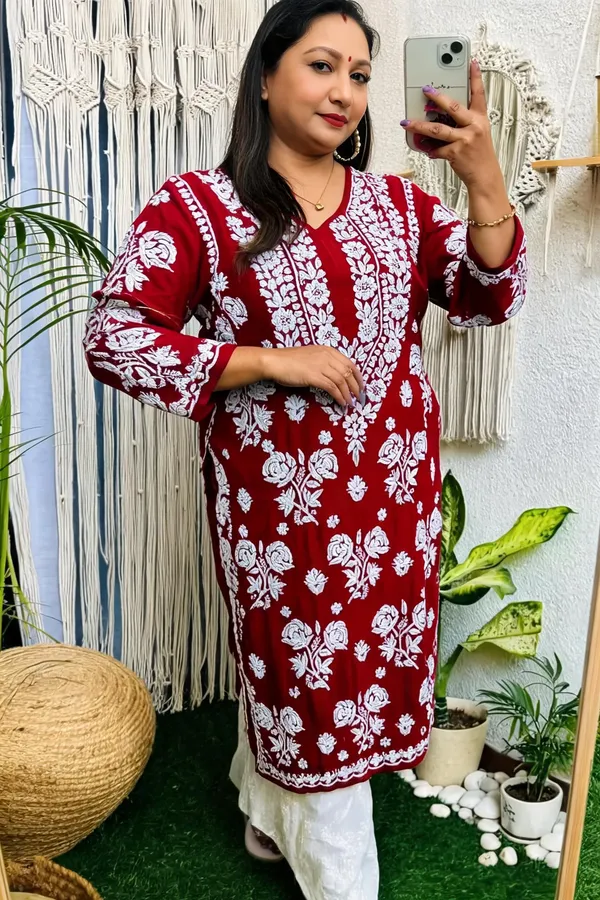 Maroon_Cotton_Palazzo_Suit_Set_For_Women