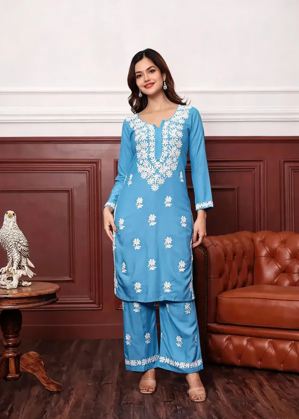 Sky_Blue_Cotton_Palazzo_Suit_Set_For_Women