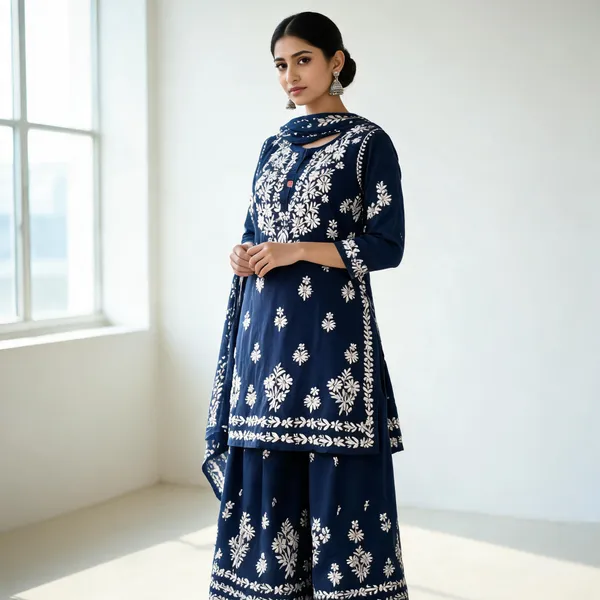 Blue_Cotton_Palazzo_Suit_Set_For_Women