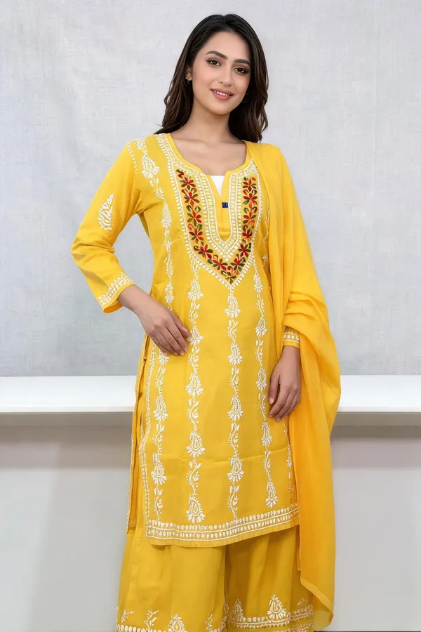 Lemon_Cotton_Palazzo_Suit_Set_For_Women