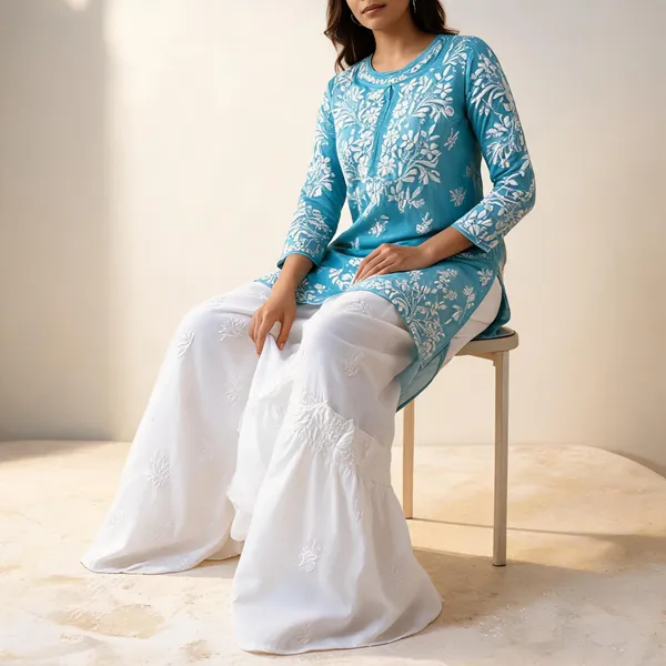 Blue_Cotton_Palazzo_Suit_Set_For_Women