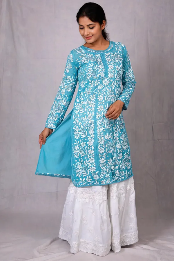 Blue_Cotton_Palazzo_Suit_Set_For_Women
