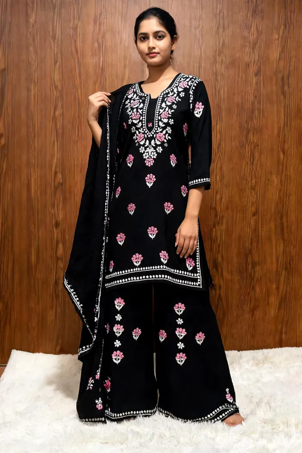 Black_Cotton_Palazzo_Suit_Set_For_Women