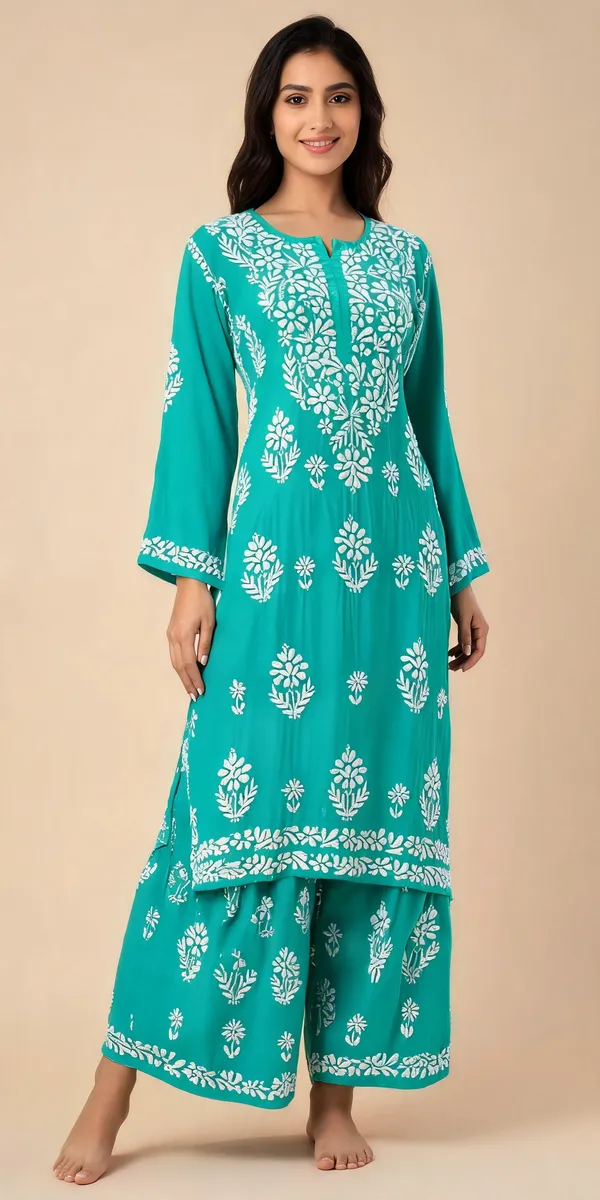 Blue_Cotton_Palazzo_Suit_Set_For_Women