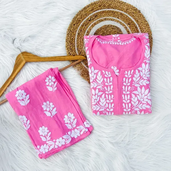Pink_Heavy_Rayon_Dyble_Set_Kurti_Palazzo_Set