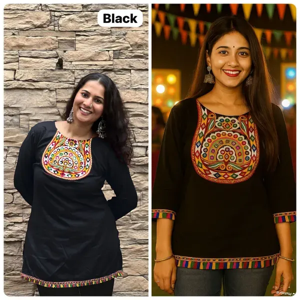 Black_Navratri_Short_Kurtis