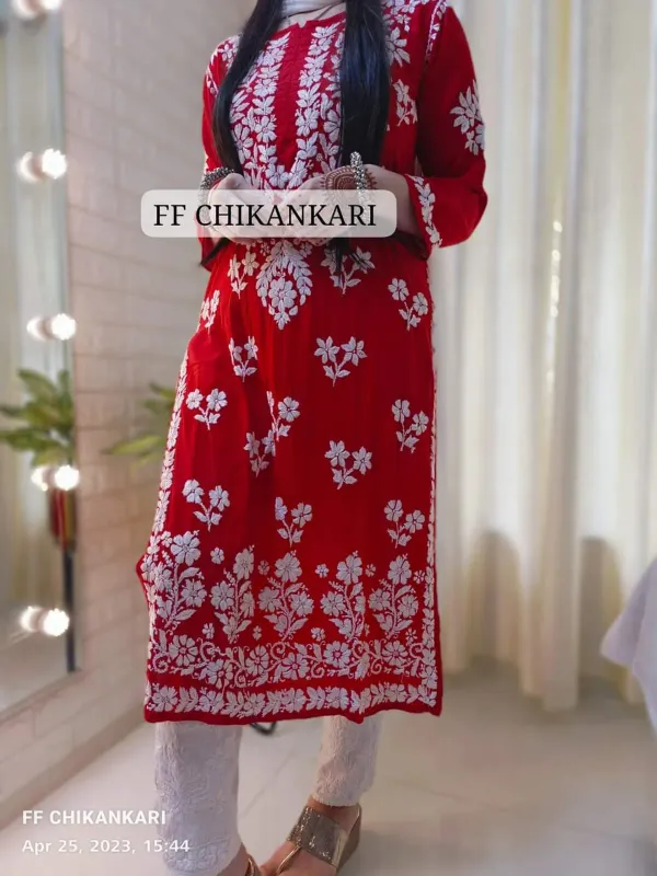 Red_Womens_Indian_Model_Kurti_Beautiful_Work_Entice_Wear