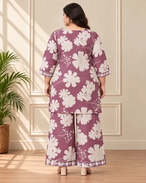 Misty_Rose_Designer_Cotton_Printed_Chikankari_Work_Kurta_And_Plazzo_Set