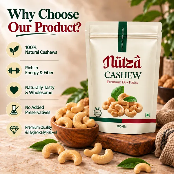 NUTZA_Premium_Cashew_Nuts_200g_Rich_in_Protein_&_Copper_|_Dry_Fruits